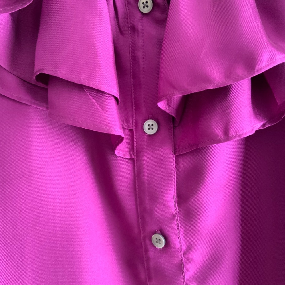 Jcrew Button Down Blouse In Size Medium. - image 4